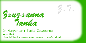zsuzsanna tanka business card